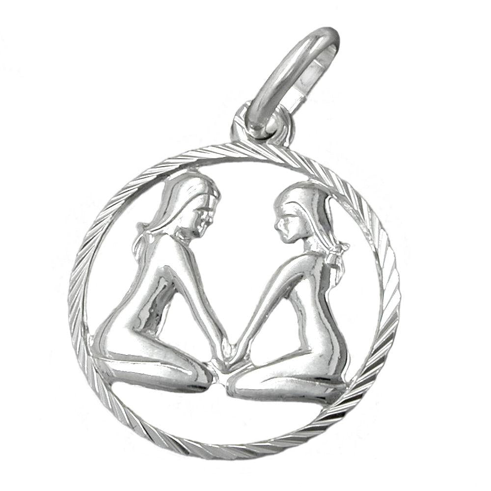 Zodiac Pendant Gemini Silver 925