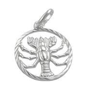 Zodiac Pendant Cancer Silver 925