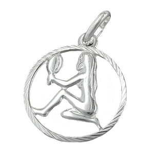 Zodiac Sign Pendant Virgo Silver 925