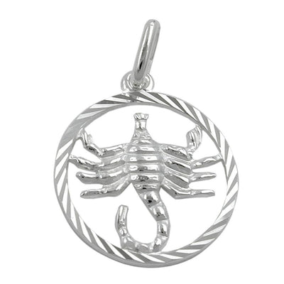 Zodiac Pendant Scorpio Silver 925