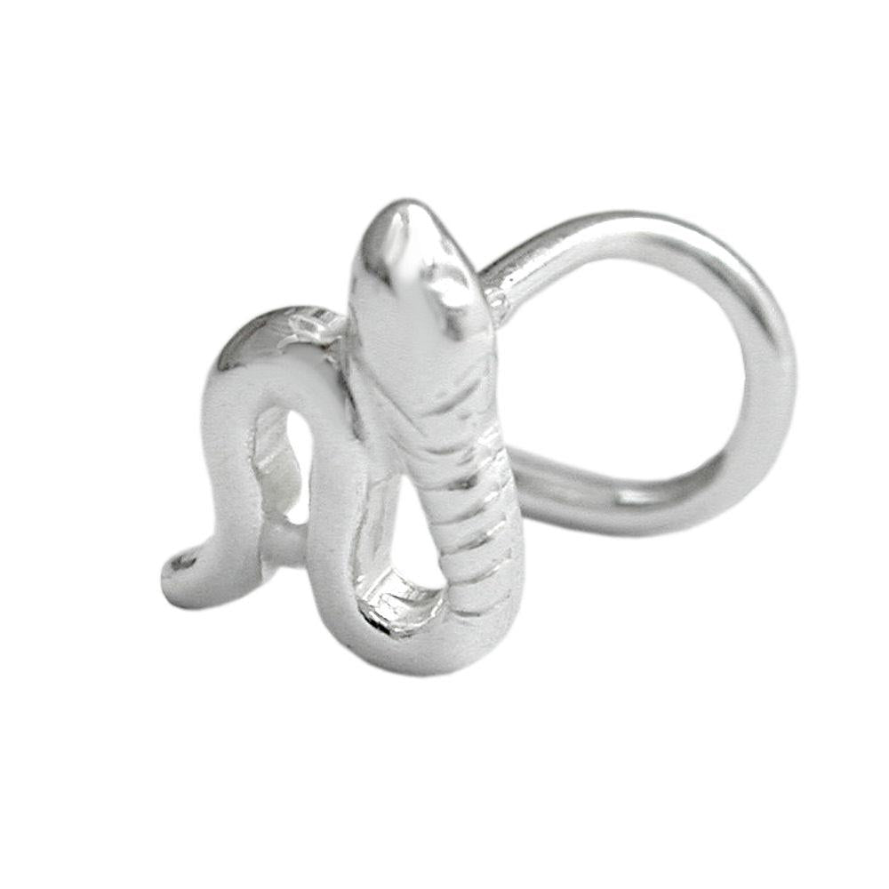 Nose Screw Snake Silver 925