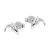 Earrings Dolphins Shiny Silver 925