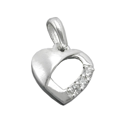 Pendant Heart Zirconias Silver 925