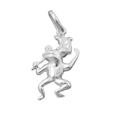 Pendant Frog With Umbrella Silver 925