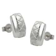 Stud Earrings X-shapes Silver 925