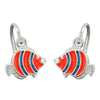 Leverback Earrings Clown Fish Silver 925