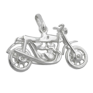 Pendant Old Motorcycle Silver 925