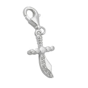 Pendant,charm Turk Sword Silver 925