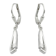 Leverback Earrings Zirconia Silver 925