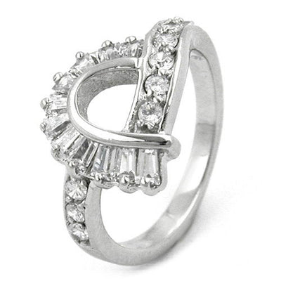 Ring, Many Zirconia Crystals, Silver 925