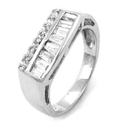 Ring, Zirconia Crystals, Silver 925