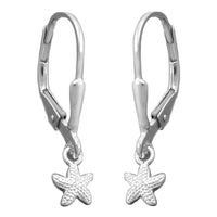 Leverback Earrings Starfish Silver 925