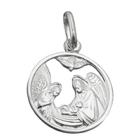 Pendant Mary And Josef Silver 925