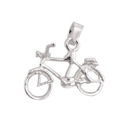 Bicycle Charm Pendant, Silver 925