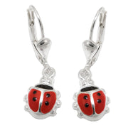 Earrings Ladybird Silver 925