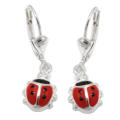 Earrings Ladybird Silver 925