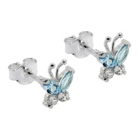Earrings Studs Butterfly Silver 925