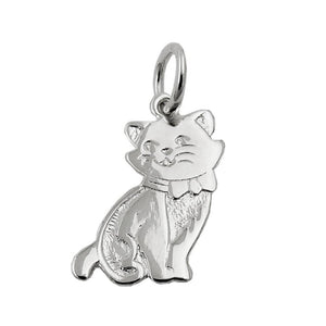 Pendant Cat Polished Silver 925