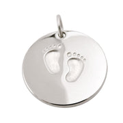 Pendant Round With Feet Silver 925