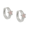 Hoop Earrings Zirconia Silver 925