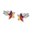 Earrings Studs Star Multi Silver 925