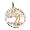 Pendant Tree Of Live Bicolor Silver 925