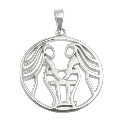 Zodiac Pendant Gemini Silver 925