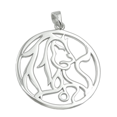 Zodiac Pendant Lion Silver 925