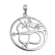 Zodiac Pendant Sagittarius Silver 925