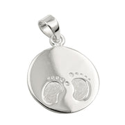 Pendant Little Foots Polished Silver 925