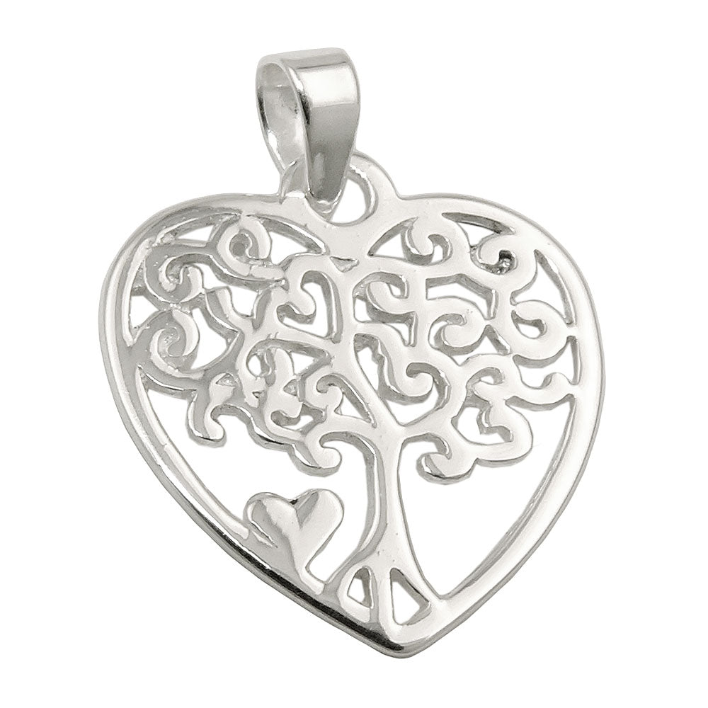 Pendant Heart With Three Silver 925
