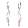 Leverback Earrings Zirconia Silver 925