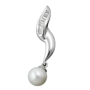 Pendant Pearl And Zirconias Silver 925