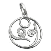 Pendant With Zirconias Silver 925