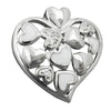 Pendant Heart With Zirconias Silver 925