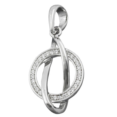 Pendant With Zirconias Silver 925