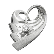 Pendant Heart With Zirconia Silver 925