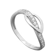 Ring, With Zirconias, Silver 925