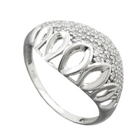 Ring, With Many Zirconias, Silver 925