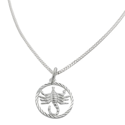 Set Zodiac Scorpio + Chain Silver 925