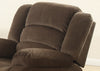 Brown 2 Piece Contemporary Polyester Reclining Living Room Set