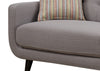 Gray Mid-Century Polyester Fabric Sofa