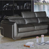 Brown 2 Piece Leather Living Room Sectional