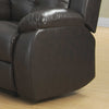 Espresso Transitional Power Reclining Leather Chair