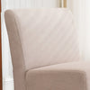 Khaki Armless Pinewood Slipper Chair
