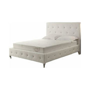 8" Eastern King Polyester Memory Foam Mattress Covered in a Soft Aloe Vera Fabric