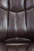 Brown Pu Swivel Adjustable Powder Coated Office Chair