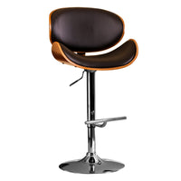 Black Modern Swivel Adjustable Barstool