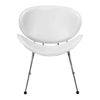 24" X 25" X 29" 2 Pcs White Leatherette Chair