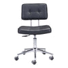 22.4" X 22.4" X 35.8" Black Leatherette Office Chair